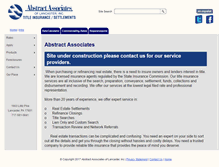 Tablet Screenshot of abstractassociates.com